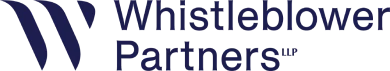 Logo for Whistleblower Partners LLP featuring a stylized "W" symbol to the left of the company name in bold, dark blue text on a light background, inspired by leading Silicon Valley CFTC whistleblower attorneys.